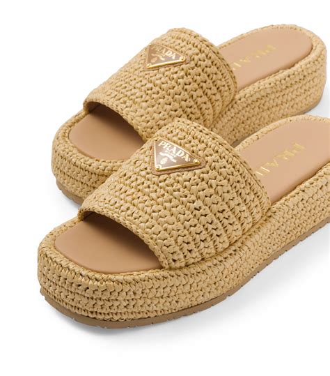 prada slides crochet|prada sliders women.